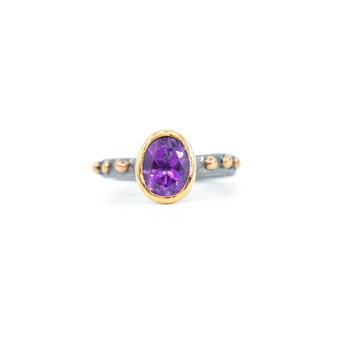Maxi solitaire unique Améthyste - Atelier Armoure, Modern Relics