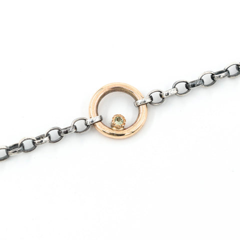 Ras-du-cou d'orbes et d'argent - Atelier Armoure, bijoux uniques faits à la main à Lille.