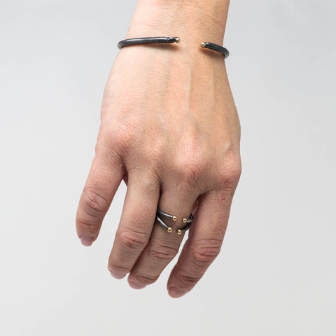 Bague unique BPO - Atelier Armoure, bijoux uniques faits à la main à Lille.