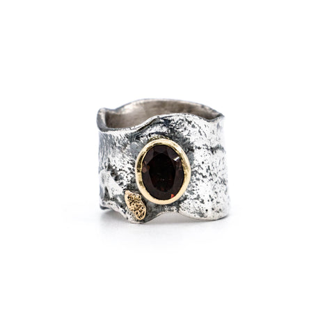 Bague targe F3 chocolat - Atelier Armoure, Modern Relics