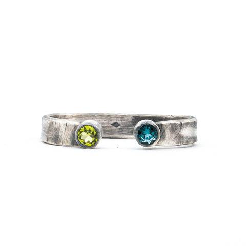 Double solitaire bague ouverte - Atelier Armoure, Modern Relics