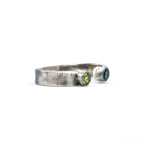 Double solitaire bague ouverte - Atelier Armoure, Modern Relics