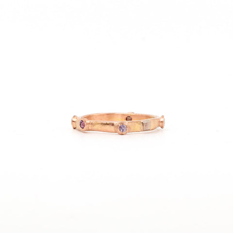 Petit imparfait palette parme en rose 18k - Atelier Armoure, Modern Relics