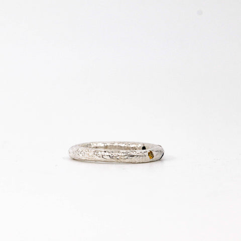Maxi stacker onyx noir et citrine - Atelier Armoure, Modern Relics