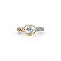 Maxi solitaire transparent topaze 18k - Atelier Armoure, Modern Relics